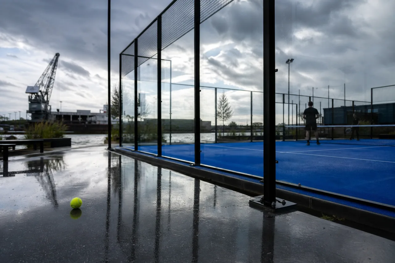 Padel court in Amsterdam