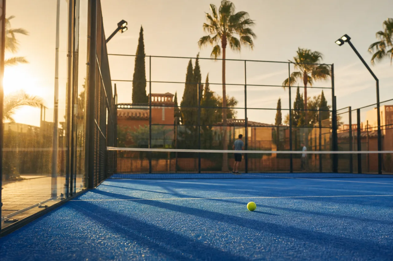 Padel court in Madrid